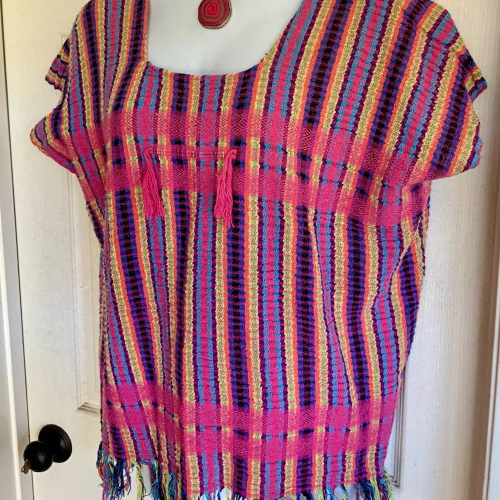 NWOT….Boho weaved top